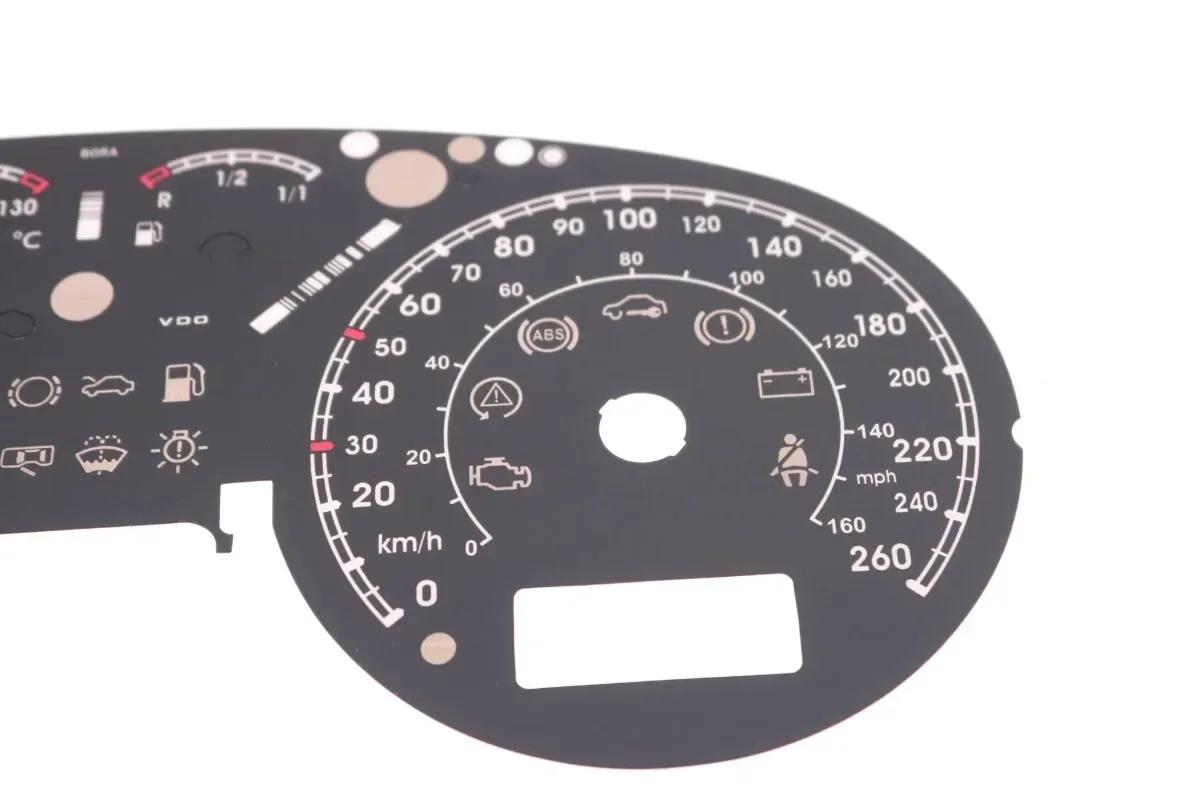 260 km/h cruscotto scala carta Retrofitting Insrument R32 miglia carta per strumenti per VW Golf 4 R32 Old Bora MK4 Max