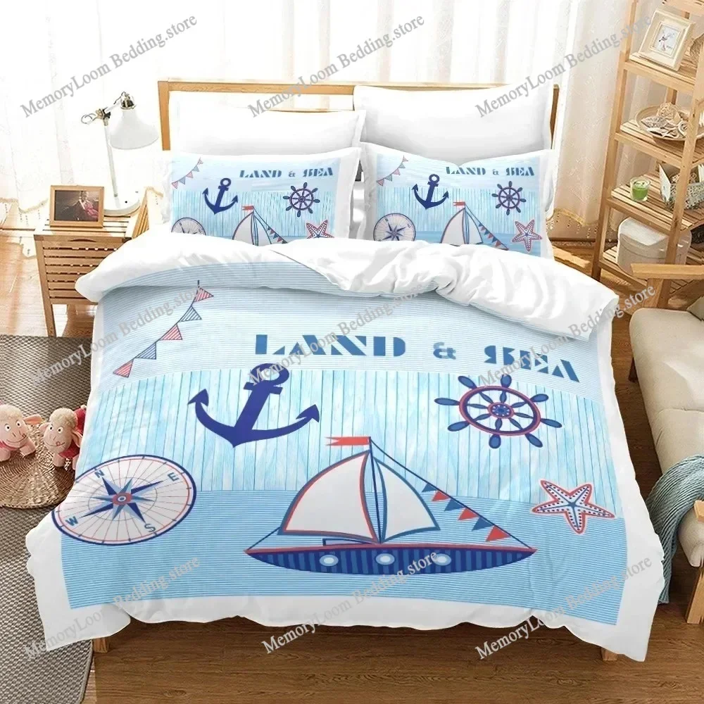 

Ultimate Marine Anchor Pattern Comforter Set: Complete Bedding for a Stylish Bedroom Makeover. Perfect for Adults & Teens.