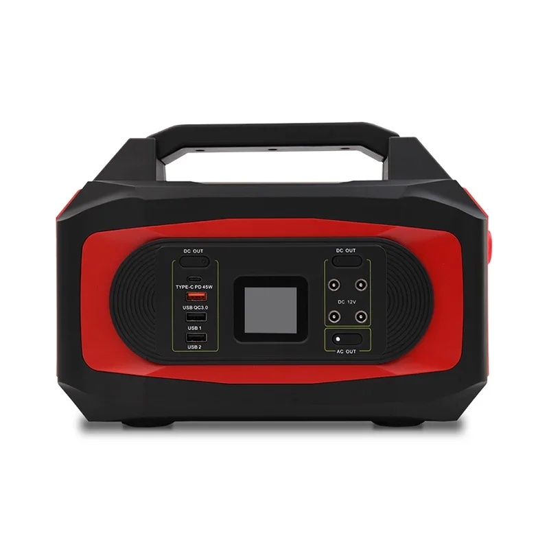 Power station 500W portable power  120A lithium battery 220V AC  bank solar generator