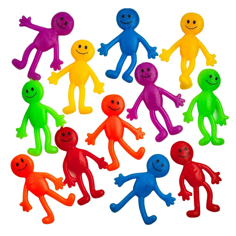 Funny Stretchy Bendable Man Assorted Fun Colors Novelty Gifts Cool Stuff For Kids Regalos Cumpleaños Niños Para Invitados