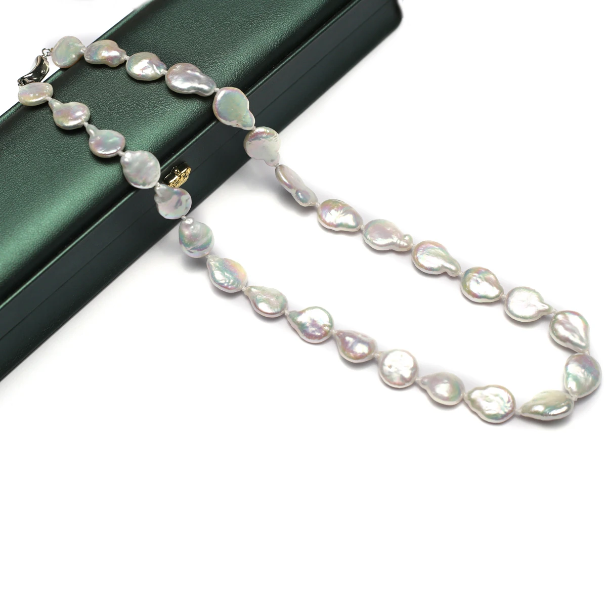 

Ожерелье из натурального пресноводного жемчуга 10-11 мм, бусины в форме капли воды, очаровательное ожерелье для женщин и мужчин, ювелирные аксессуары, повседневные подарки