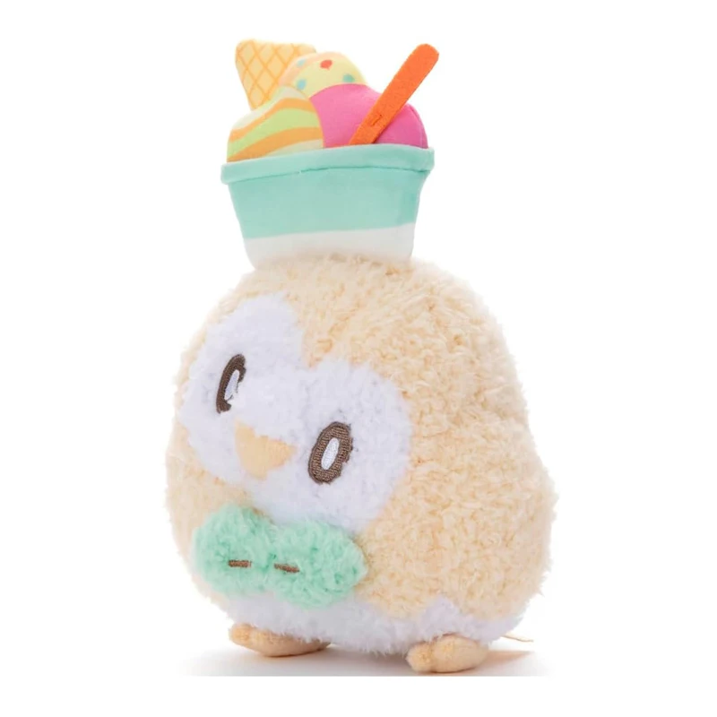 japanese-pokemon-tomy-pokepeace-ice-cream-serier-rowlet-plush-toy-dolls-cute-soft-children-birthday-christmas-gifts