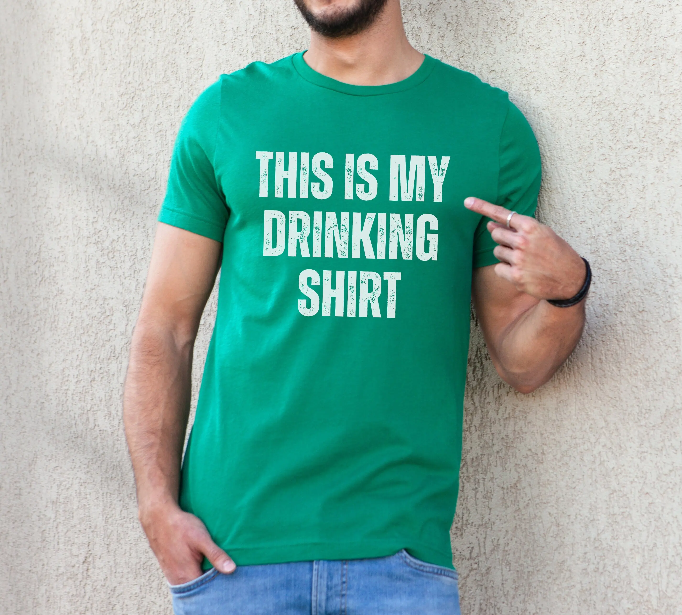 This Is My Drinking T Shirt Funny Irish Lucky Bar Crawl Me Friends Matching Luck Of The Dad