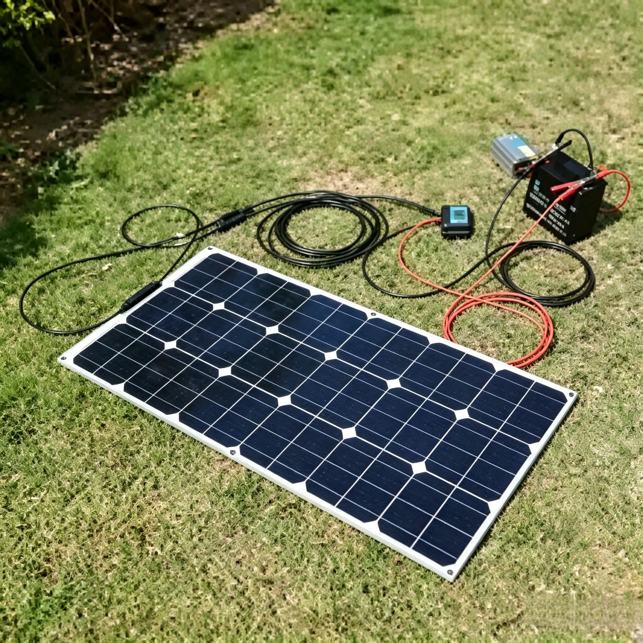 

2000W 18V Monocrystalline Flexible Solar Panel Kit With 12V/24V Controller