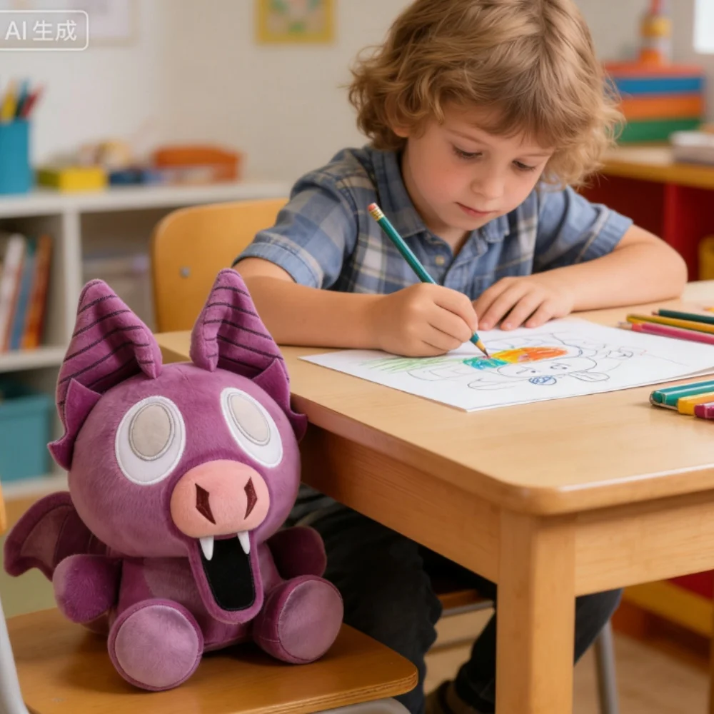 

2026 New 99 Nights In The Forest Black Cat Deer Bat Owl 99nights Plush Doll Cute Anime Peripherals Toy Birthday Gift