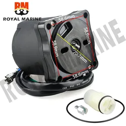 38100-87L10 Trim Motor 12V For Suzuki Outboard Motor DF70 DF85 DF90 with Round Wire Socket 38100-87L00;38100-87L03;38100-87L04