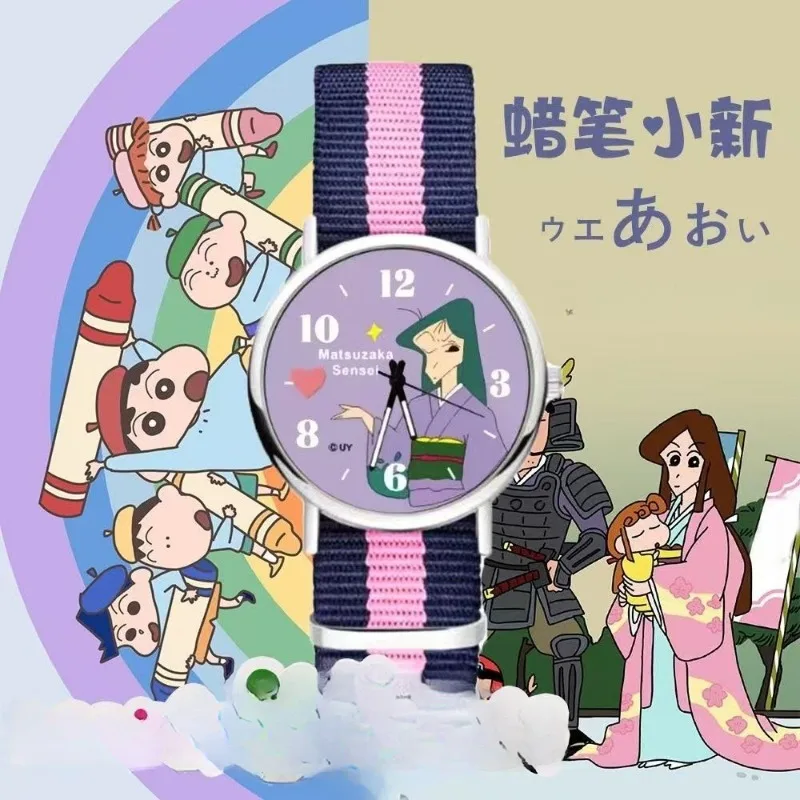 Crayon Shin-chan Nohara Hiroshi Suotome Ai Personality Creative Anime Movie Peripheral Luminous Watch Cartoon Digital Watch Gift