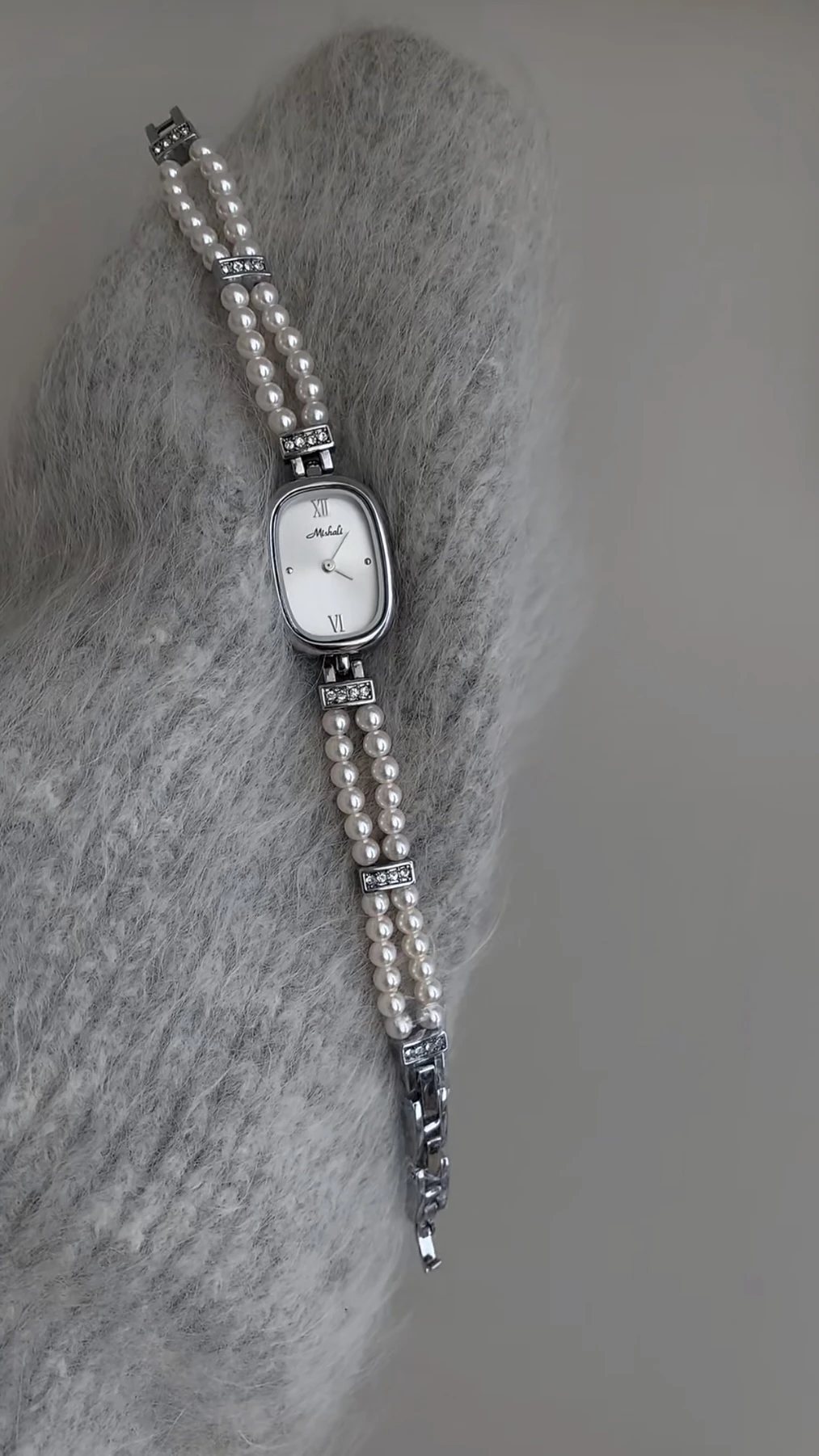 

Designer pearl watch bracelet small and exquisite women's watch, elegant women's watch, female gift