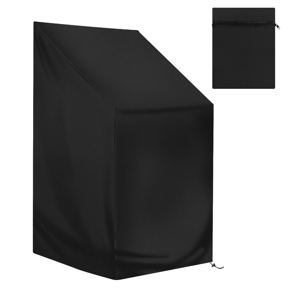 65x65x80x120cm Tuinstapelstoelhoes Waterdicht 210D Oxford Tuinmeubelhoes Stapelbare Buitenstoelhoezen