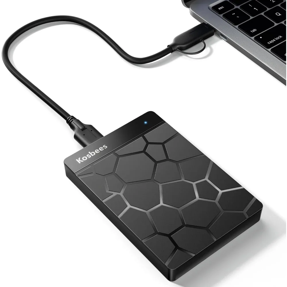 Ultra Slim 500GB Portable Hard Drive for PC and Console