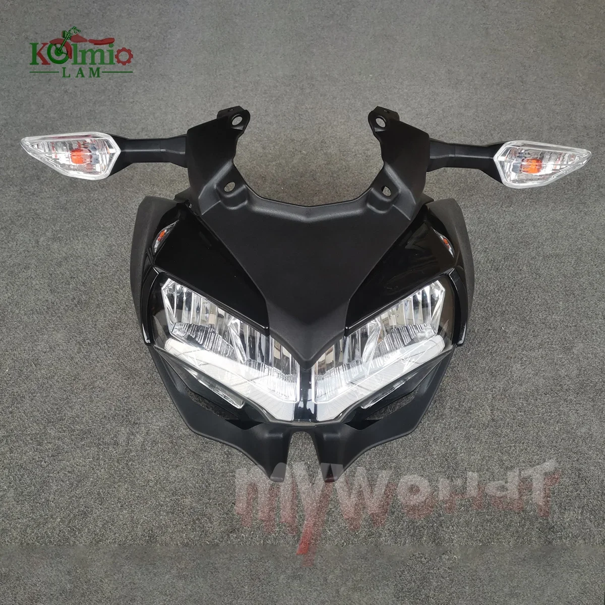 Подходит для фар KAWASAKI Z650 2020 2021 2022 Z 650 мотоциклетная фара + передняя Передняя капота верхняя носовая обтекатель сигнал поворота