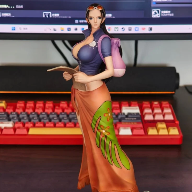 

Новая фигурка аниме-персонажа Нико Робин из ONE PIECE, 27 см/10,63 дюйма, статуэтка из ПВХ, настольное украшение, коллекционная модель, подарки, игрушки