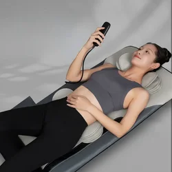 PU Leather Full Body Massage Mat Electric MultiFunctional for Back Buttocks Full Air Bag Cushion Home Pad Wellness Platform