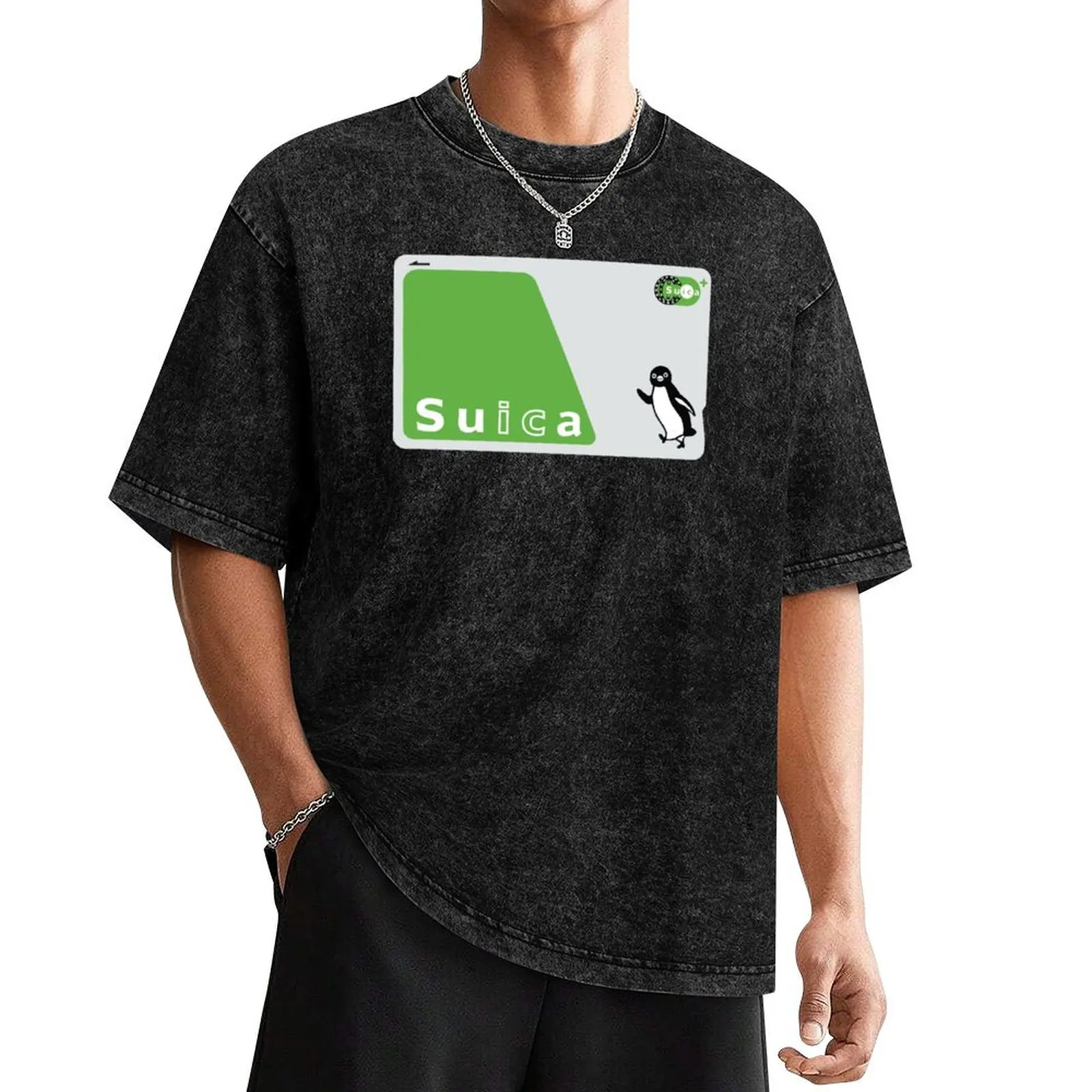 

Suica Card T-Shirt summer shirt cotton man t-shirts mens graphic t-shirts