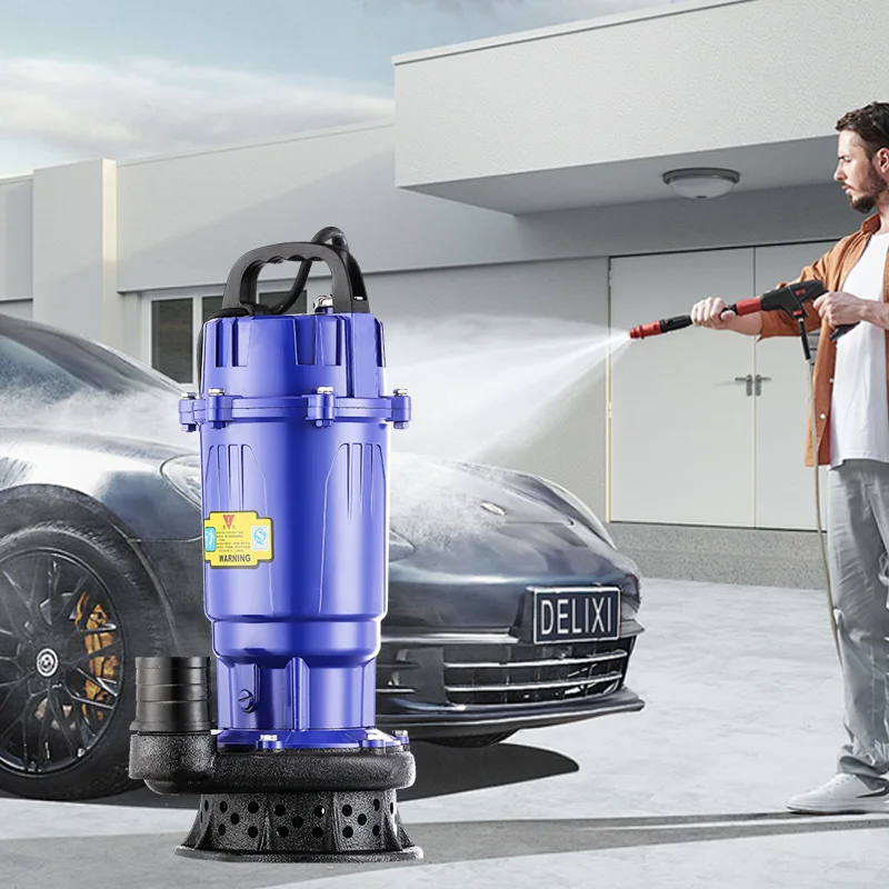 

50Hz 370W 1 Inch High Large Flow Aluminum Shell Submersible Pump Agricultural Irrigation
