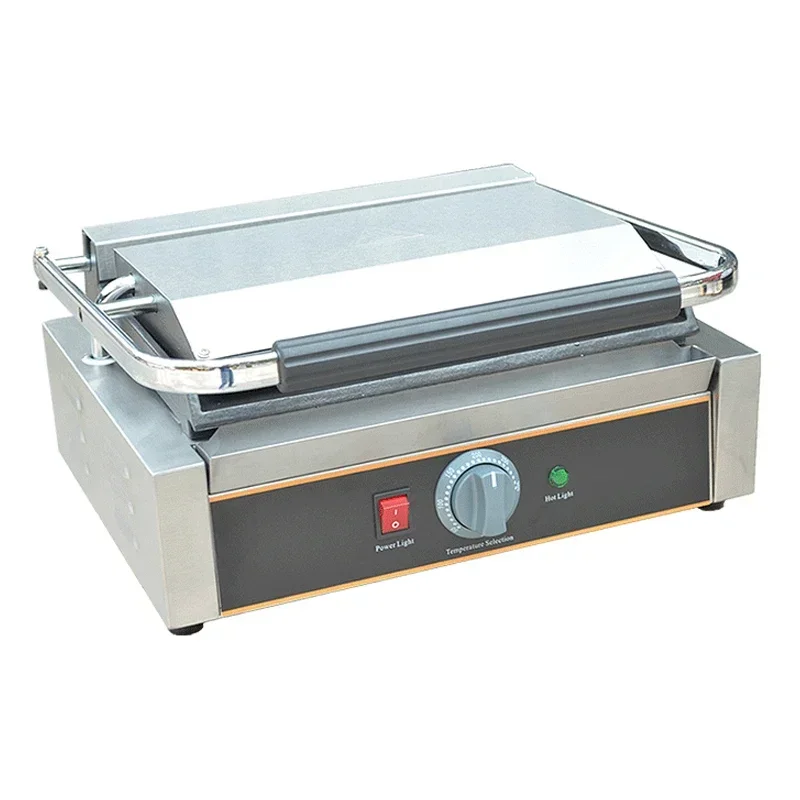 

Commercial Panini Electromechanical Hot Press Plate Grill Oven Full Flat Sandwich Bread Fried Meat Press Steak Machine FY-812