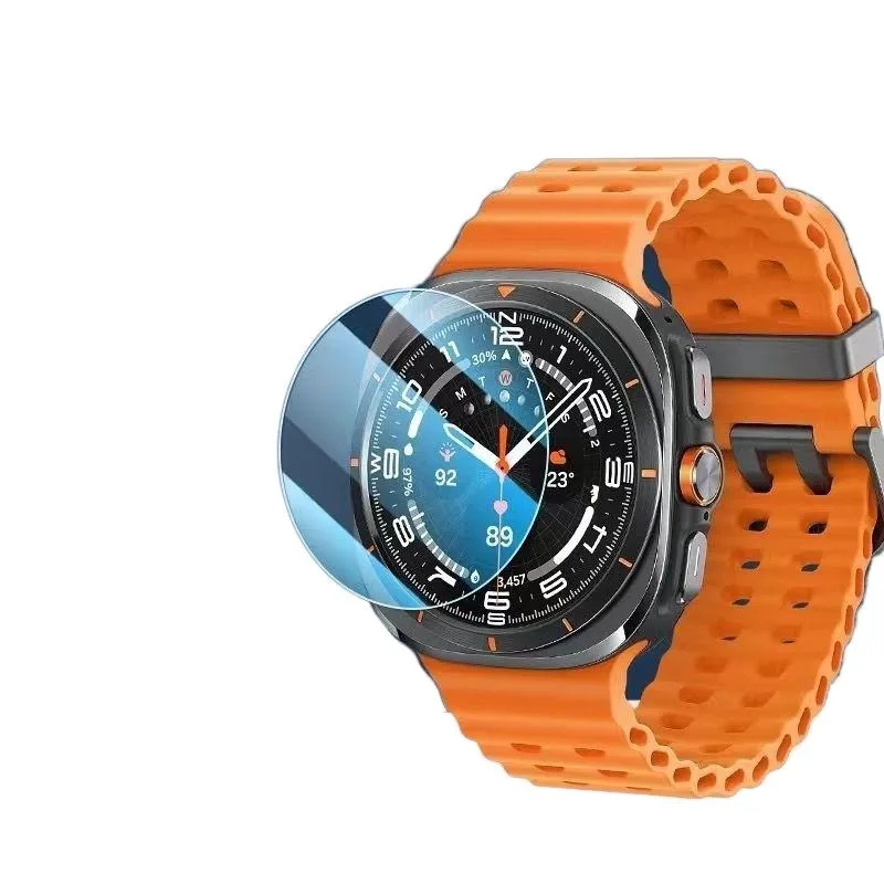 

For Samsung Galaxy Watch6 Classic 40mm Watch7 Ultra FE 47 44 43mm Premium Tempered Glass Screen Protector Scratch-Resistant