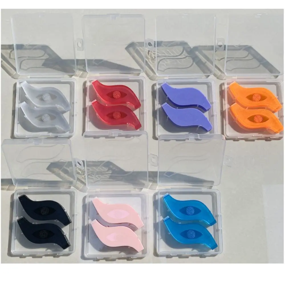 10 pezzi riutilizzabili spazzole per ciglia in plastica forma S estensione ciglia strumento per estensione ciglia permanente pettine pulito