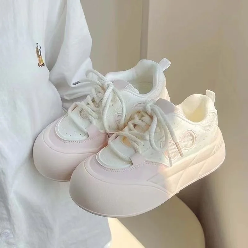 

2025 Children Casual Sports Shoes for Girls Autumn New Fashion Korean Style Soft Bottom Anti-slippery Versatile School Sneakers