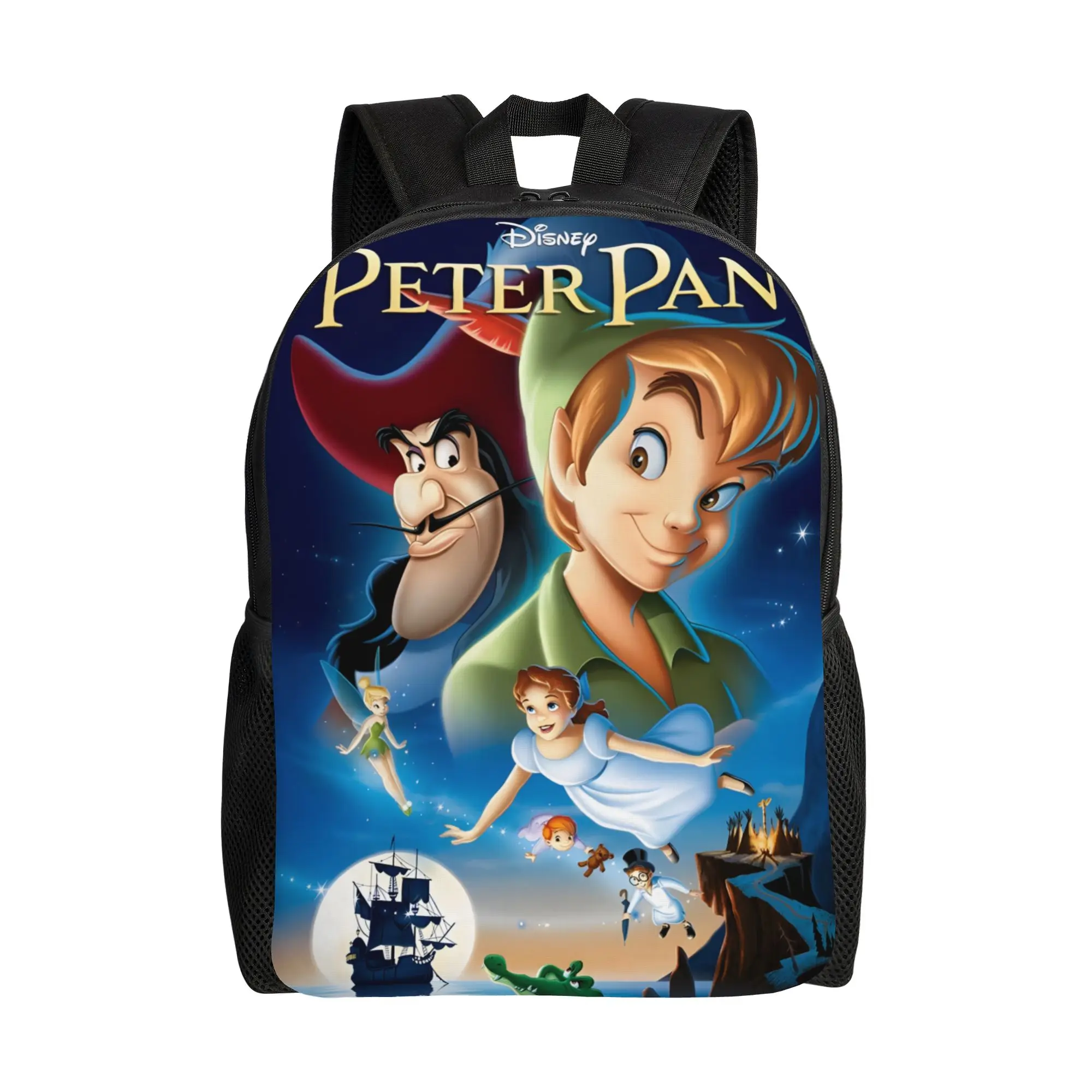 

Рюкзак Disney Peter Pan Starry Sky Cover с застежкой-молнией, 1 шт., Новинка к началу учебного года