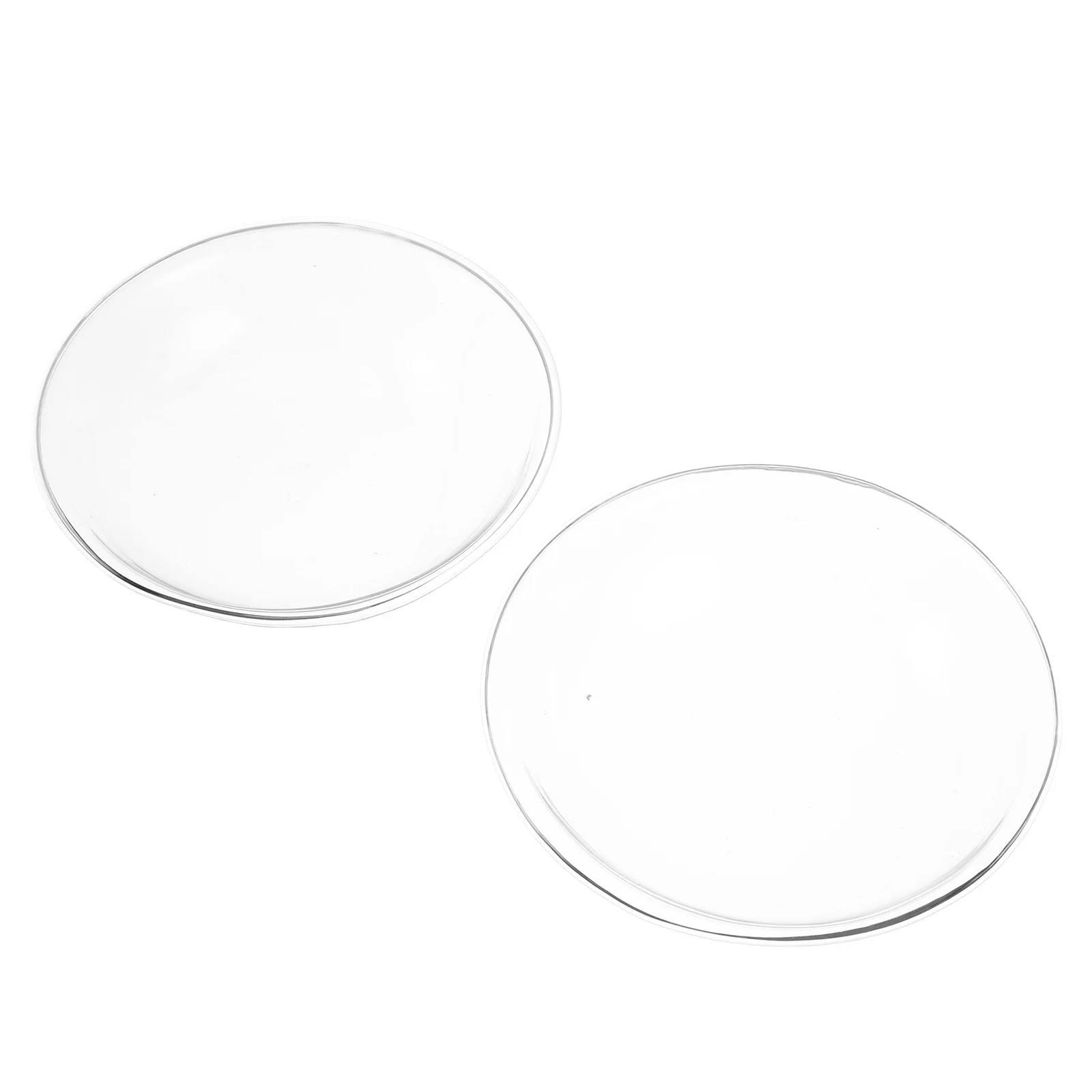 

2Pcs Transparent Glass Dish Wax Warmer Replacement Aroma Lamp Tray Unique Straw Hat Design Easy Cleaning Multipurpose Usage