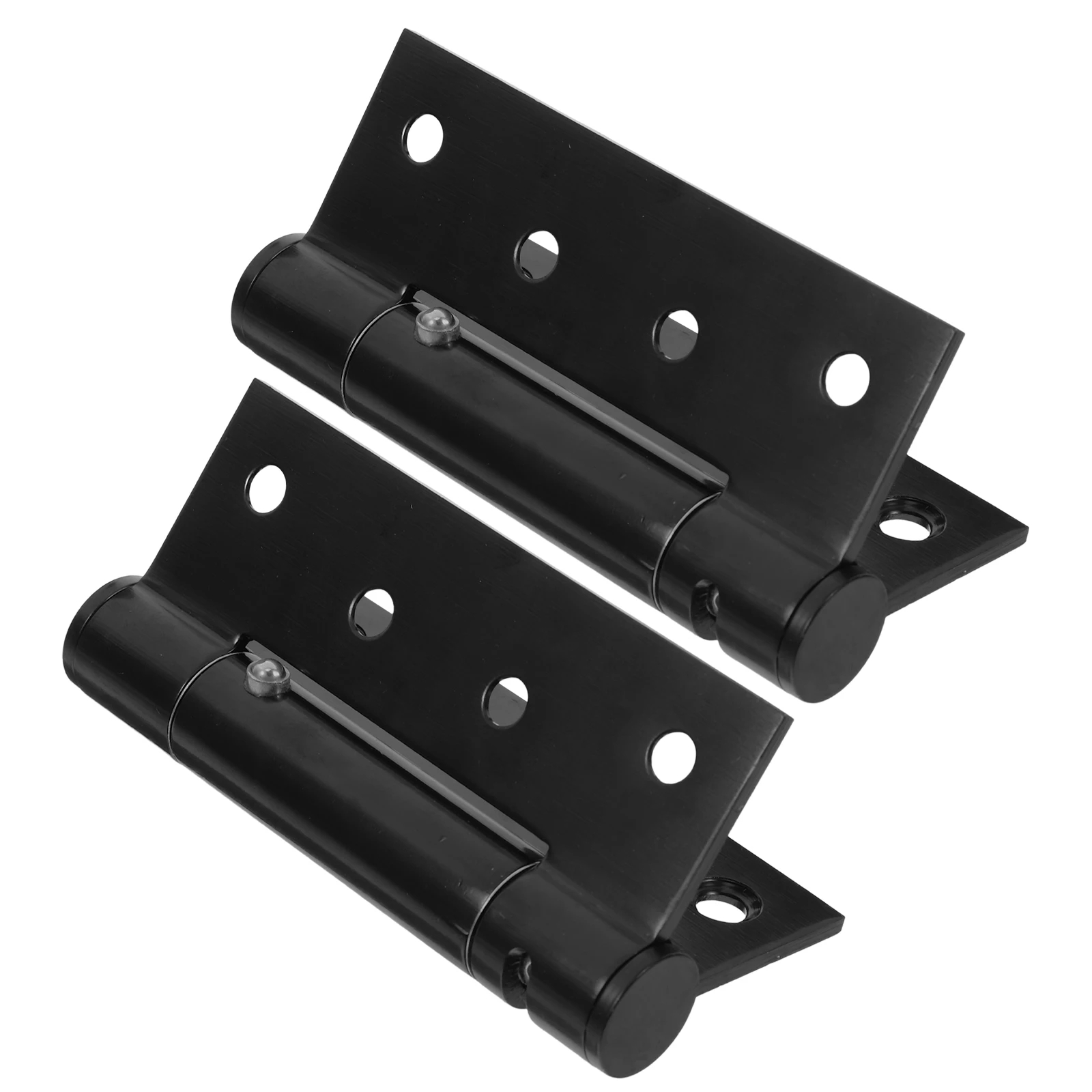 

2 Pcs Automatic Door Closer Spring Self Closing Hinges for Doors Garage Springs Shims Aluminum Alloy Stable Performance Interior