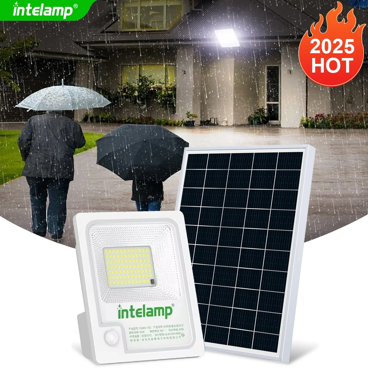 ไฟโซลาร์เซลล์ส่องสว่างกลางแจ้ง สว่างพิเศษ พร้อมเซ็นเซอร์ตรวจจับความเคลื่อนไหว ควบคุมระยะไกล ใช้กับผนัง ตั้งเวลาเปิด-ปิดอัตโนมัติ เหมาะสำหรับสวน ระเบียงบ้าน และฟาร์ม