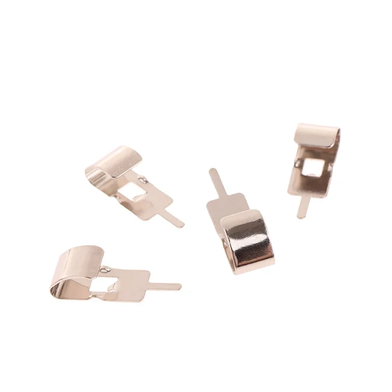 50 قطعة مقاطع الصلب الربيع دائم لبطارية 18650 الاتصال إدراج حامل البطارية مقاطع البطارية دائم للمكونات الإلكترونية #4