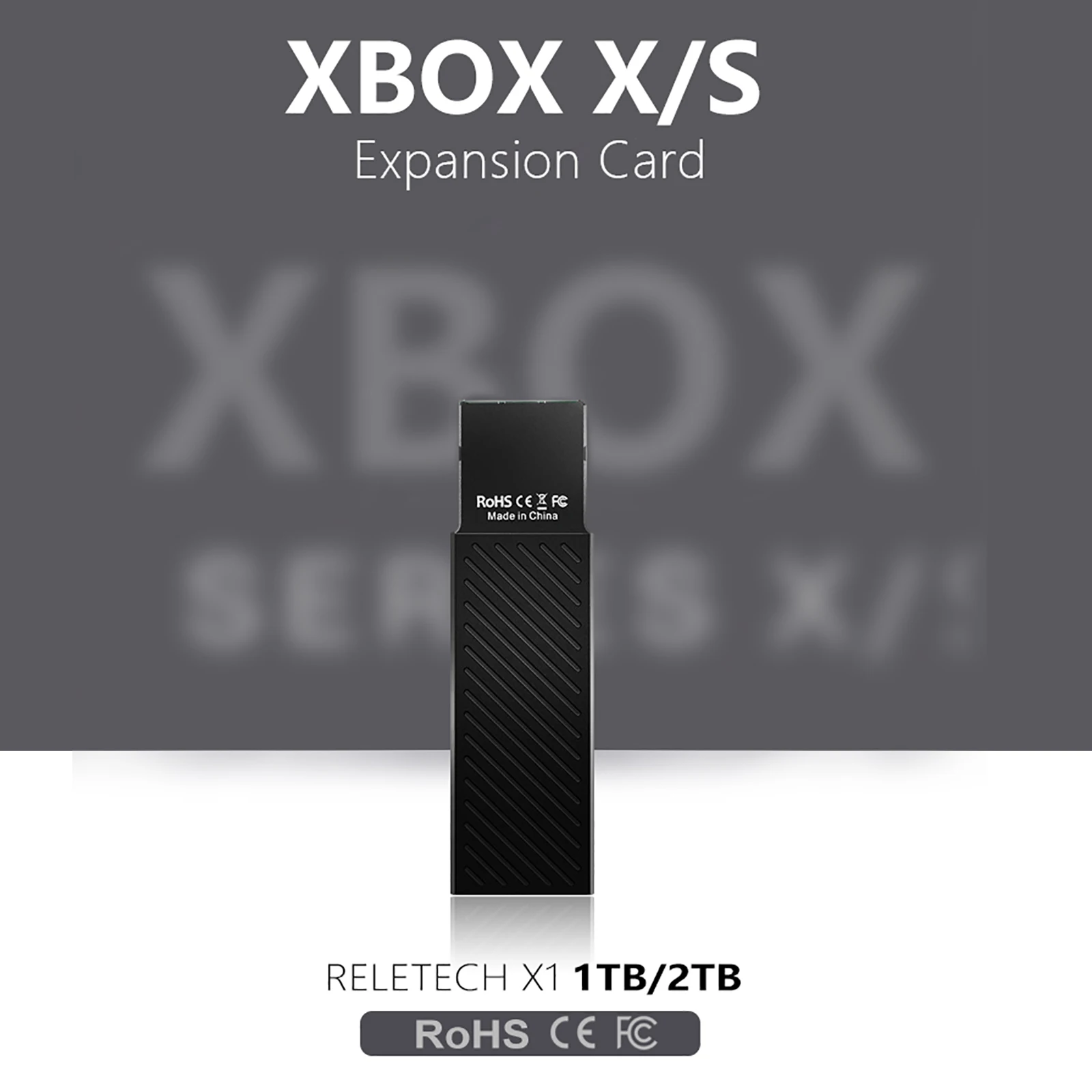 Reletech Xbox External Storage Expansion Card For Xbox Series X|S 1TB 2TB Solid State Drive,NVME PCIe Gen 4 SSD for Xbox S/X