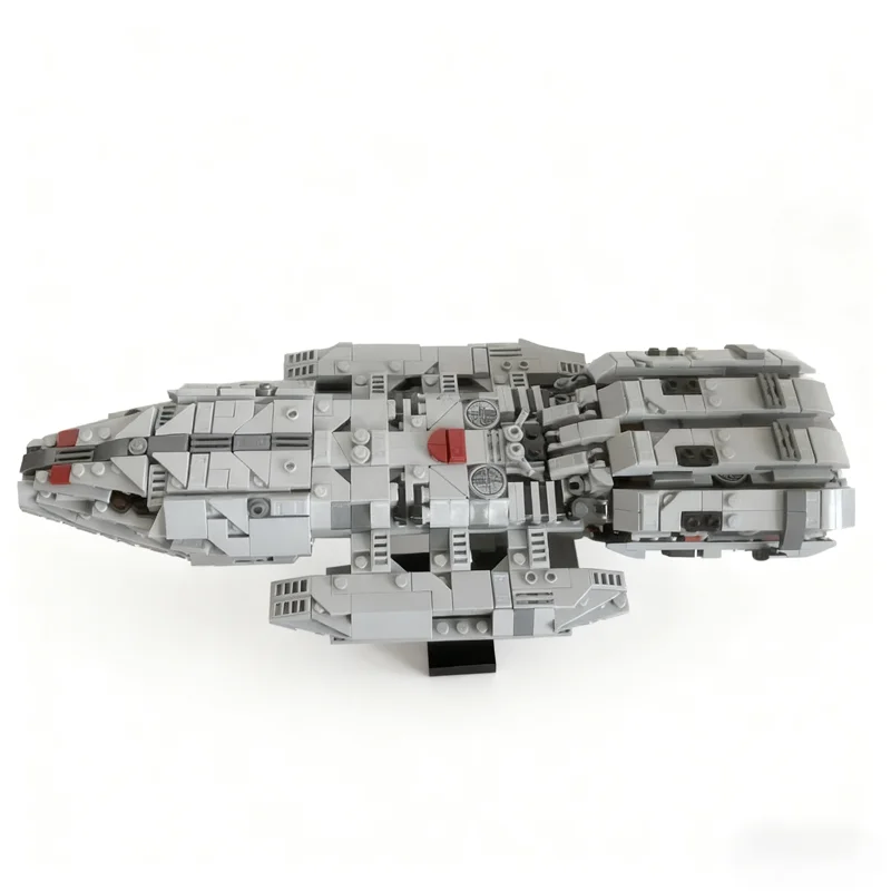 727 pçs moc battlestar pegasus midi escala ícones modelo blocos de construção brinquedo presentes natal arquitetura idéia educação tijolo