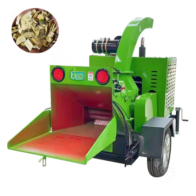 High Power Wood Chipper Machine 300mm 10 Inch Large Wood Chipper Landscape Garden Waste Branches Wood Chipper for South Africa