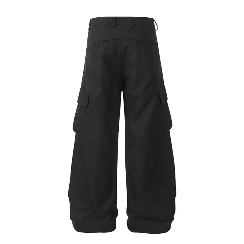 OR FL Retro Simplicity Curved Knife American Style Women's Cargo Trousers Trendy Brand High Street Baggy Deconstruction Pants