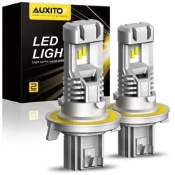 AUXITO 2Pcs 12000Lm H13 LED Headlight Hi/Lo Bulb 9006 HB4 HB3 ZES Chip H4 9003 H8 H11 Head Lamp Lights with Fan