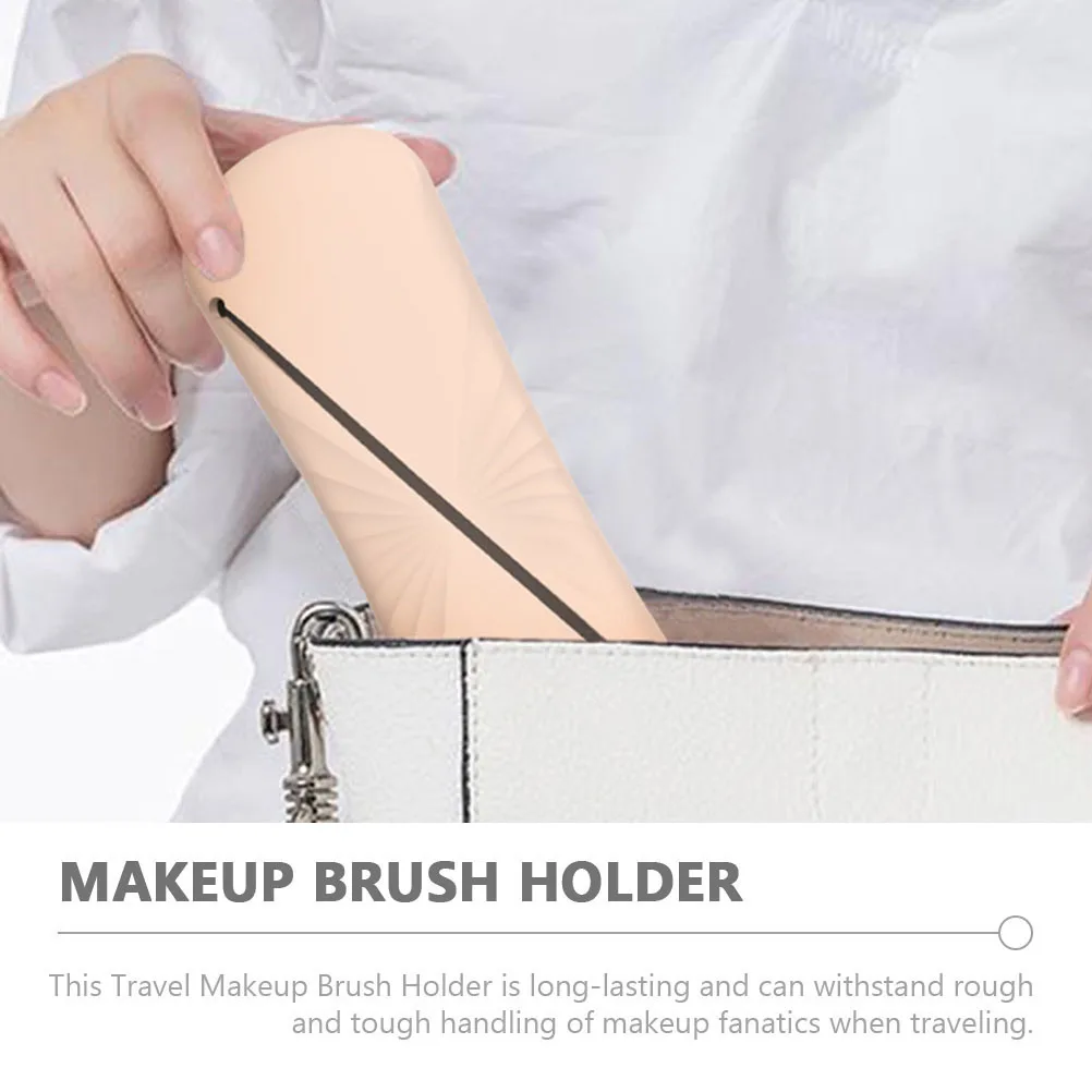 

Makeup Brush Storage Bag Travel Case Silicone Pouch Organizer Silica Gel Cosmetics