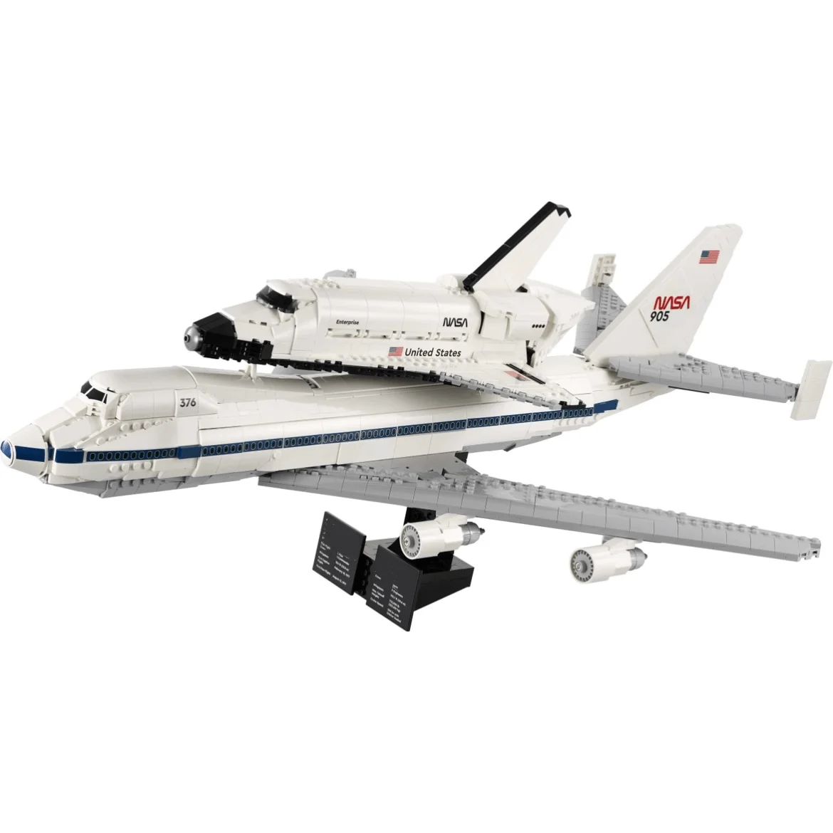 

2025 New 10360 Space Shuttle Carrier Aircraft Building Blocks Plane Bricks DIY Assemble Toys for Kids Boys Birthday Gifts