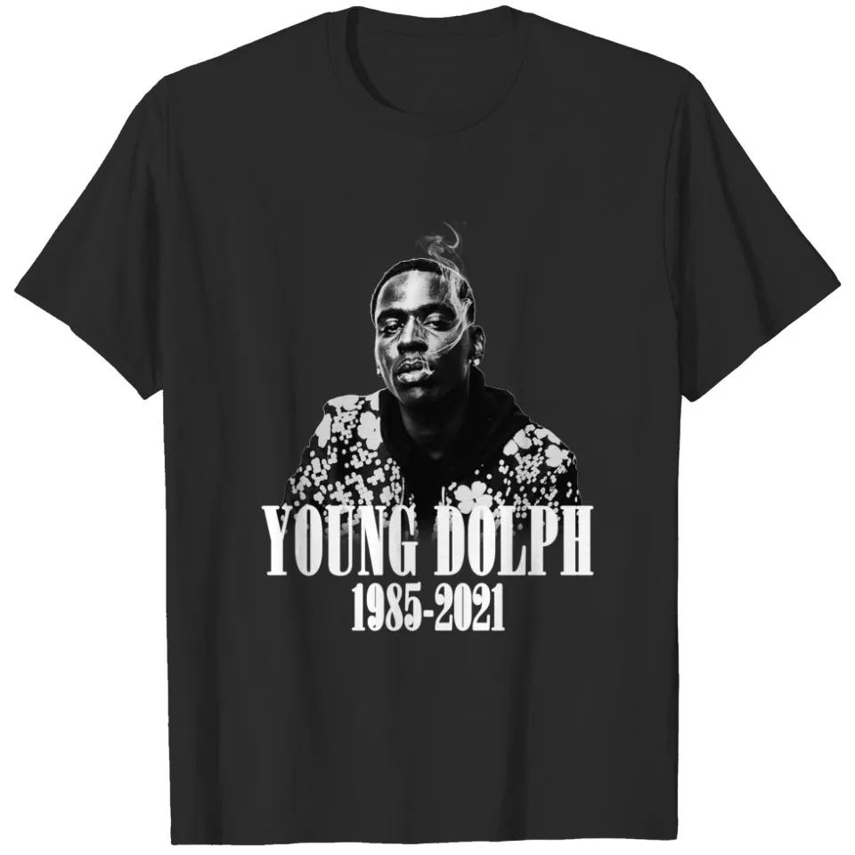 Young Dolph T-Shirt Tees Hot Sale Outdoor Cotton Tops Tees Fashionable