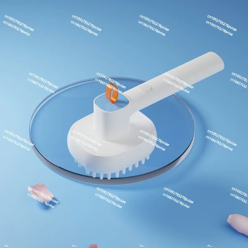 مشط رذاذ تدليك كهربائي بأسنان ناعمة للحيوانات الأليفة والقطط والكلاب، مشط بخاري للعناية بالشعر لإزالة الشعر العائم، تنظيف الشعر المضاد للطيران #6