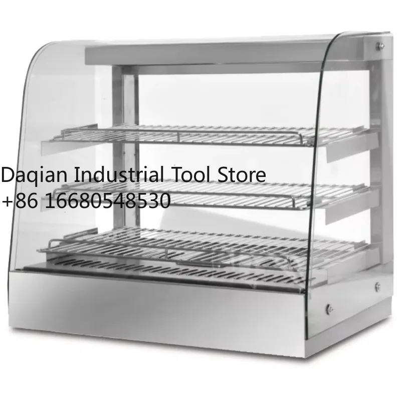 7ss2 Rack Electric Stainless Steel Restaurant Food Warmer Showcase for  Pizza Hot Chicken Display in Hotels and Restaurants