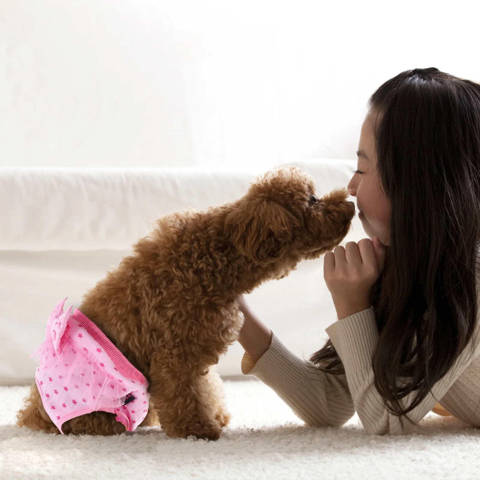 

Pet Dog Period Pants Comfortable Cotton Sanitary Dog Diaper Puppy Sanitary Pantie Breathable Pet Supply Puppy Diaper