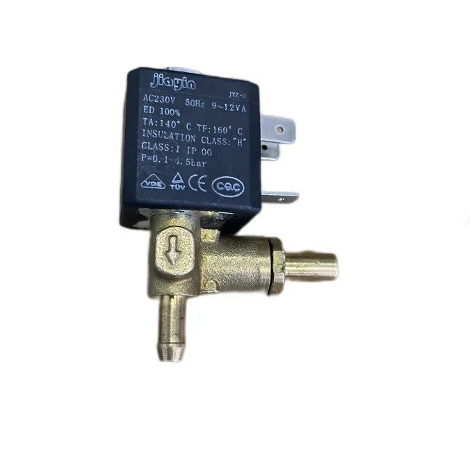 JYZ-3 Normally Closed N/C AC 230V G1/8' Brass Iron Steam Water 2 Position 2 Way Solenoid Valve