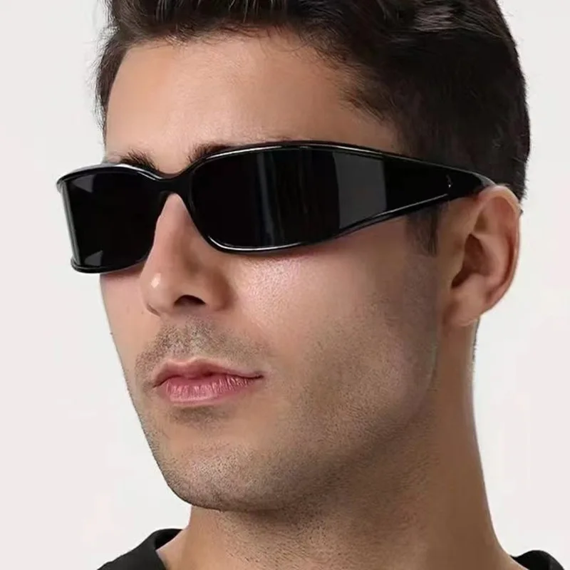 Y2k نظارات شمسية خارجية رياضية بإطار ضيق لركوب الدراجات نظارات شمسية عصرية مقاومة للرياح 66304 #2