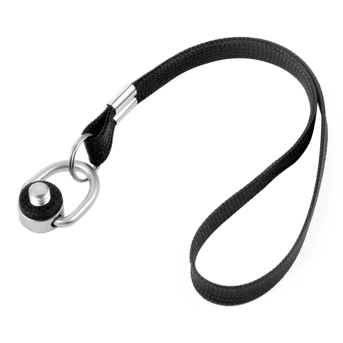 1/4 Screw D Ring Handle Adapter with Rope for Shoulder Sling Neck Strap Safety Buckle Mount Tripod Photo Studio Accessories
