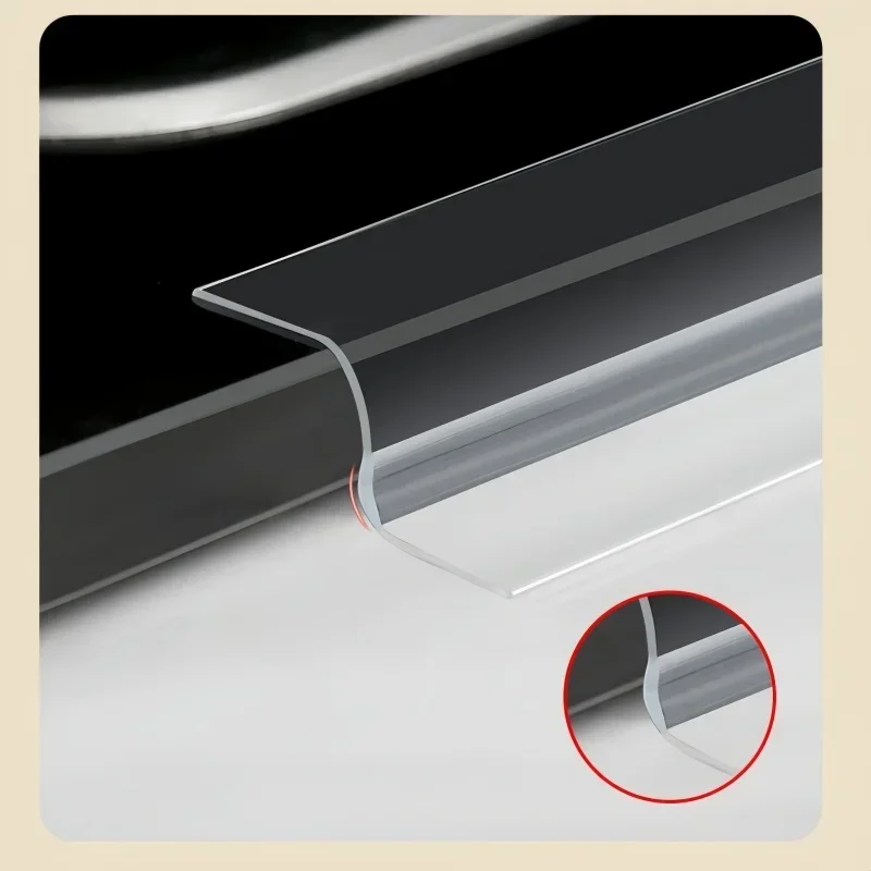 White Double Line Caulk Tape Mildew-proof Self Adhesive Kitchen Sealant Strip Countertop Toilet Shower Tiling Sealer Household