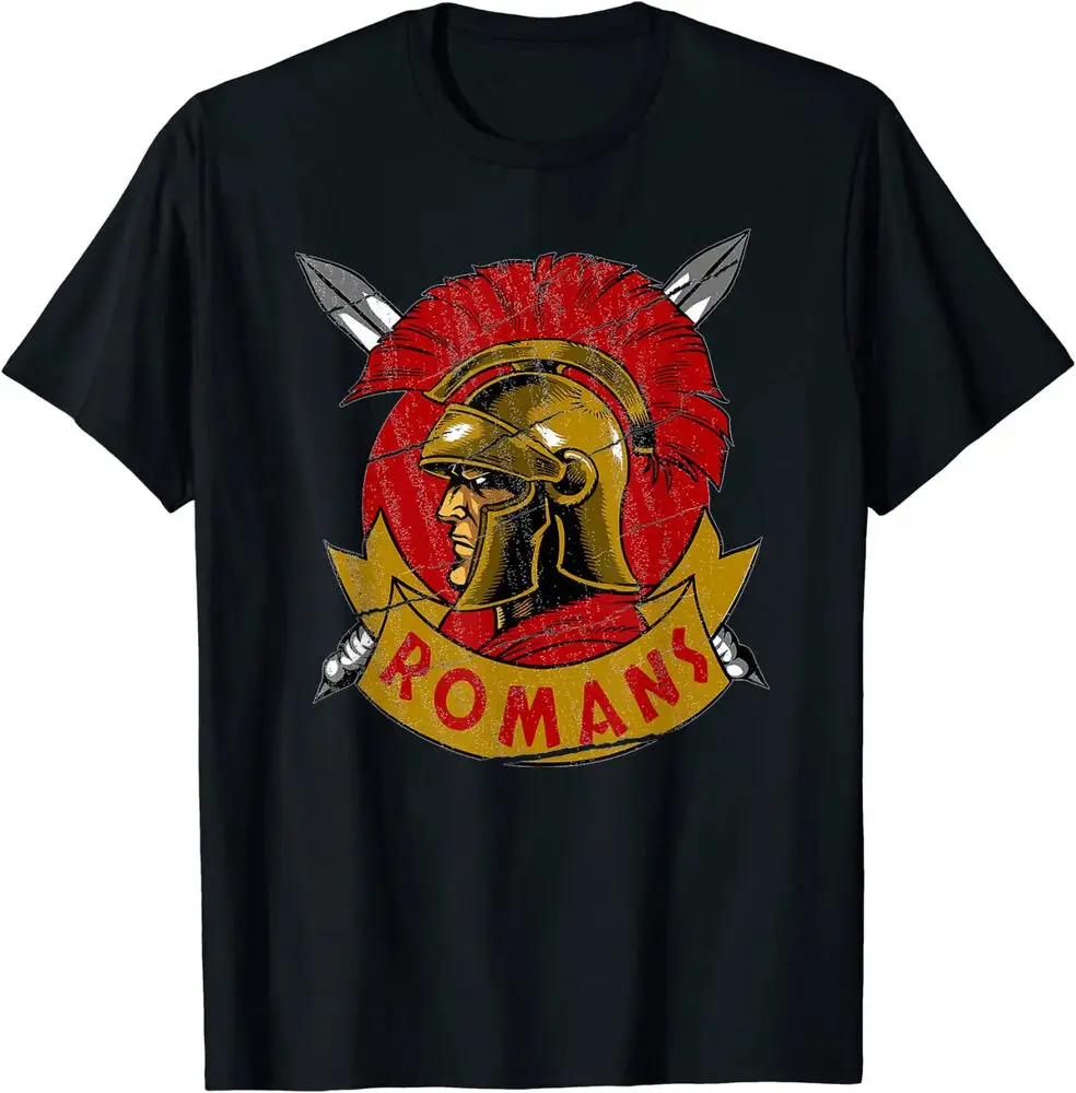 Roman Empire Republic Fall SPQR Centurion Helmet Hat Unisex T-ShirtAnime Pattern Clothing Y2K Summer cotton luxury brand retro o