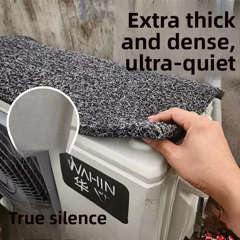 Porous Soundproof Pad Waterproof Drop Water Noise Absorption Air Conditioning Window Machine Rain Silent Pad Home Fabric Dust...