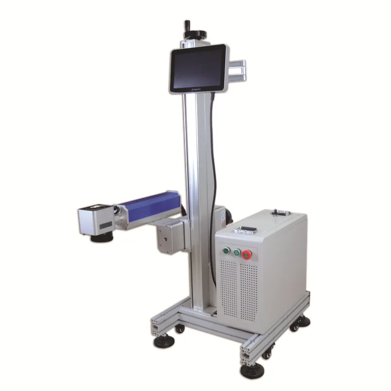 Marking machine docking assembly line induction, water number flight coding machine