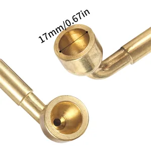 Handgefertigte lange Tabakrute mit Kupferrohrtopf für Männer, Retro -Raucherzubehör, traditionell 12 Hauptverkäufe Retro -Teekanne - №2