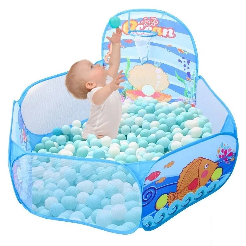 Portable Inflatable Toys Ocean Ball Pool Ball Pit Playground Playpen Cartoon Baby Pool Balls Children's Pool Balls Toy Sports