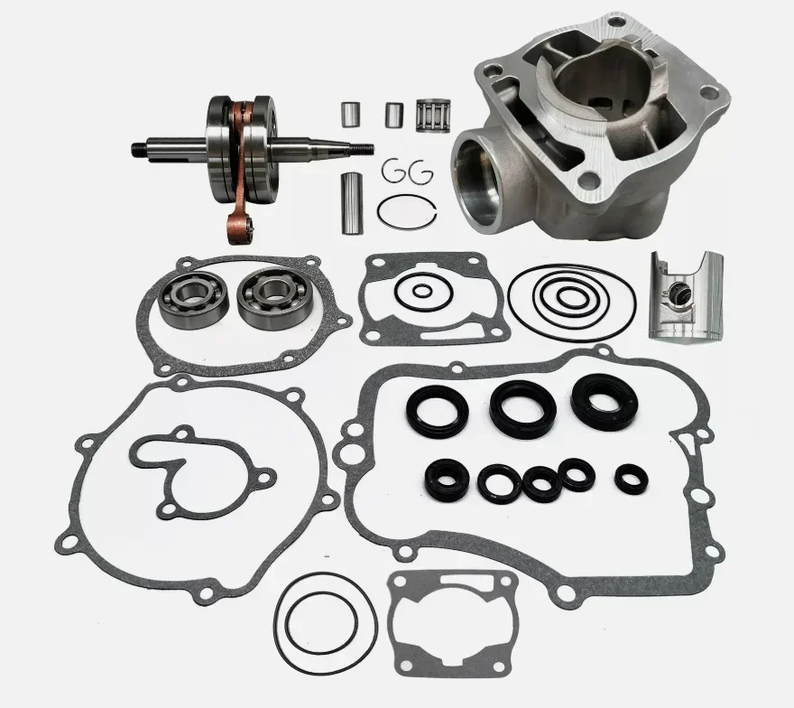 47.5mm Motorcycle Engine Parts Cylinder Crank Gasket Rebuild Crankshaft Kit 85CC Motor Accessory for Yamaha YZ85 YZ 85 Motoblock