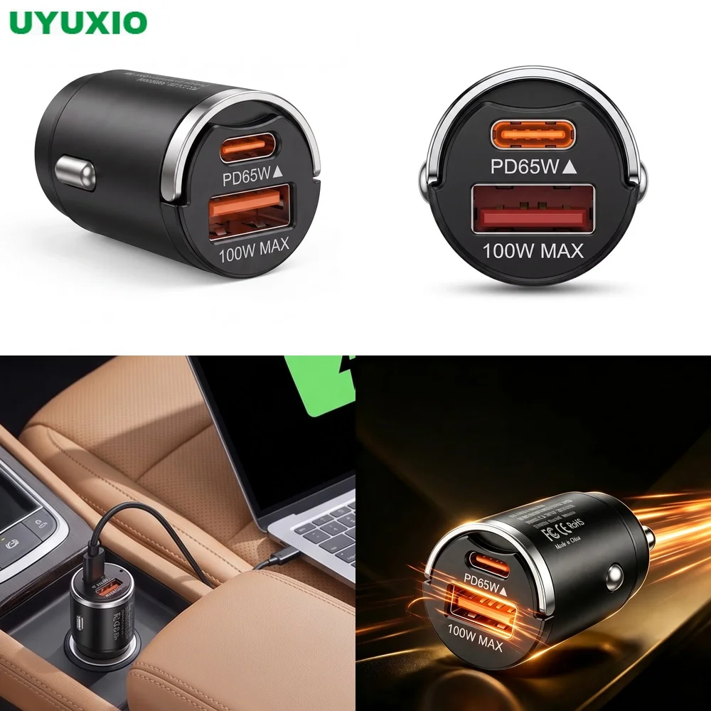 carregador-de-carro-de-165-w-com-duas-portas-design-discreto-em-liga-de-zinco-usb-c-de-65-w-e-usb-a-de-100-w-carregamento-duplo-para-viagens-de-negocios-e-deslocamentos-diarios